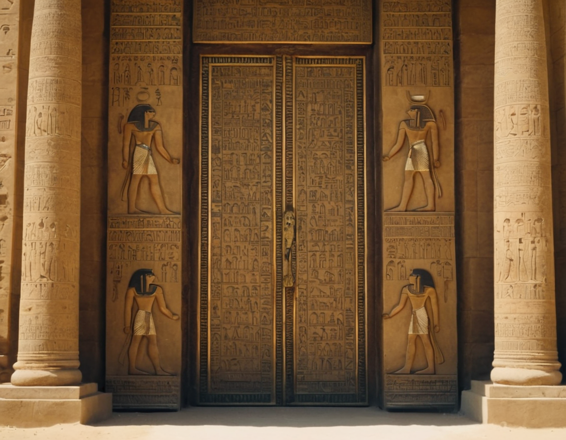 Ancient Egyptian  door